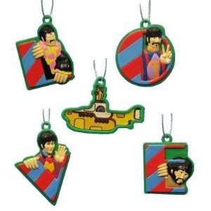  The Beatles Yellow Submarine Mini Christmas Ornament Box Set 