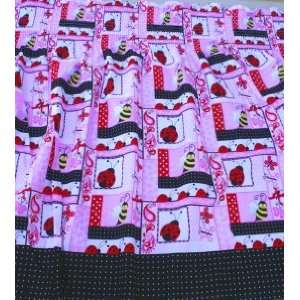 Pre Smocked Shirred Sundress Fabric   Butterflies Ladybugs Bees on 