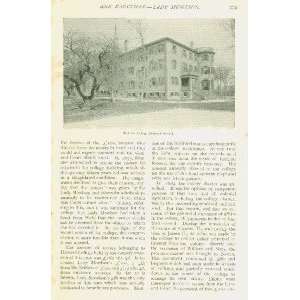  1893 Ann Radcliffe Lady Mowlson Radcliffe College 