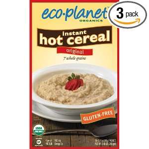 eco planet Instant Hot Cereal, Original, 8.46 Ounce Boxes (Pack of 3 