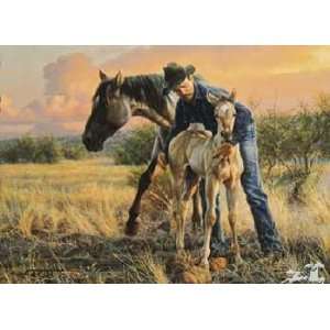  Tim Cox   The New Foal Open Edition Canvas