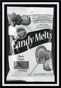 NEW Wilton ***BLACK CANDY MELTS*** 10 oz #402  