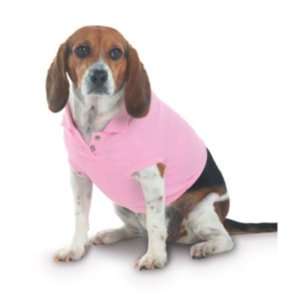 Doggie Skins Baby Rib Golf Shirt Pink Size Medium   687639 