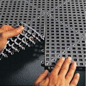  Dri Dek Gray Vinyl Interlocking Drainage Floor Tile 2 x 