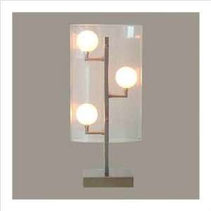 Lite Source LS 2545PS/FRO Sculptural Three Light Table Lamp 