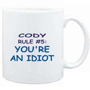   White  Cody Rule #5 Youre an idiot  Male Names