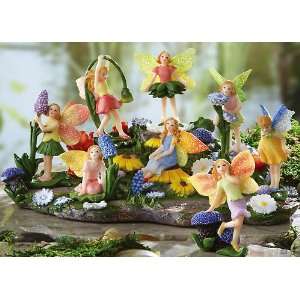  Collectible Flower Fairy Figurines Set of 8 Everything 