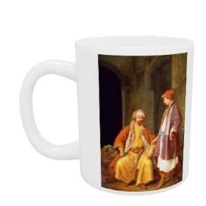 Two Merchants Conversing by Jacob Toorenvliet   Mug   Standard Size