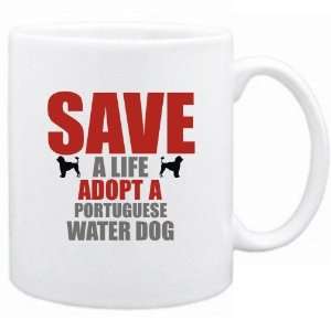  New  Save A Life , Adopt A Portuguese Water Dog  Mug Dog 