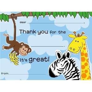  Zippity Zoo Da Fill In Thank You Cards 