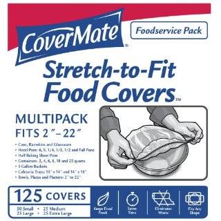 CoverMate® Food Covers Foodservice Pack   MultiPack 125ct (50 small 