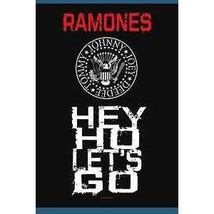  RAMONES HEY HO FLAG   TEXTILE POSTER BRAND NEW Music