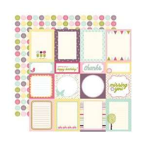  Springtime Double Sided Cardstock 12X12 Journaling Cards 