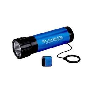   Flashlight with pulling cord for 1 minute, gives 30 minutes of light