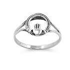 Baby Claddagh Ring Sterling Silver