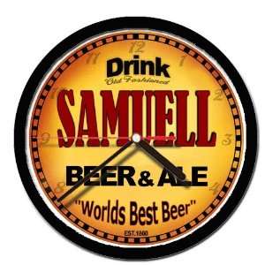 SAMUELL beer and ale cerveza wall clock 