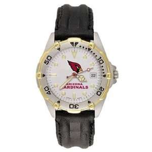   Arizona Cardinals Mens NFL All Star Watch (Leather Band) Sports