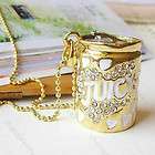 Fashion Unique Design Exquisite Cute Lovely Gold Coke Jar Pendant 