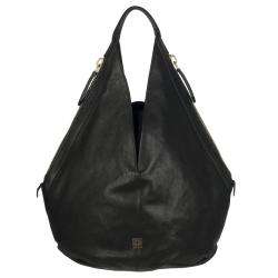 Givenchy Tinhan Large Black Leather Hobo Bag  