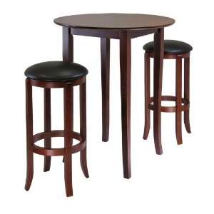 Fiona Round 3Pc High/Pub Table Set By Winsome Wood