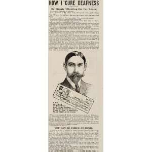  1905 ORIGINAL Ad Powell Deaf Deafness Cure Quackery 
