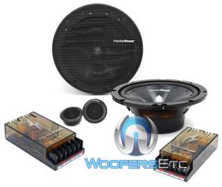   POWER 6.5 PPI 2 WAY COMPONENT SPEAKERS TWEETERS CROSSOVERS NEW  