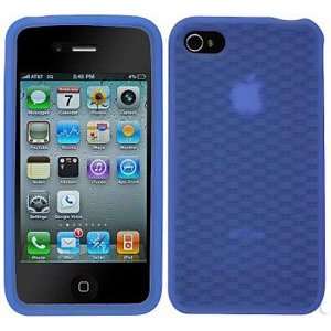  Silicone Jelly Silicone Skin Case Blue For iPhone 4 (iPhone 