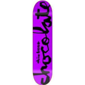 Chocolate Brenes Fluorescent Chunk Skateboard Deck (7.81 Inch)  