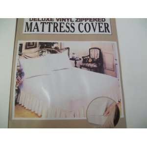  Deluxe Vinyl Zippered Mattress Cover   King Size (78 x 80 