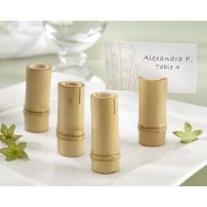 Tranquility Eco Friendly Bamboo Place Card Holder with Matching Place 