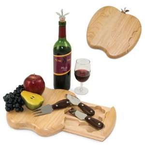  Apple Cheese Board with Accessories Entertaining