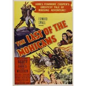  The Last of the Mohicans Movie Poster (27 x 40 Inches 