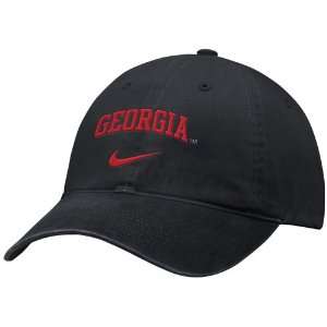  Nike Georgia Bulldogs Black Campus Hat