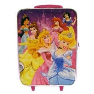  Disney Princess & Castle Sparkling Luggage Backpack W 