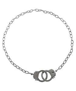 Stainless Steel Handcuff Necklace  