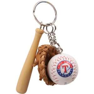  MLB Texas Rangers Baseball Gear Keychain Sports 