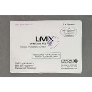  LMX 4 Topical Analgesic Cream 5 Gm   5 Ea Health 