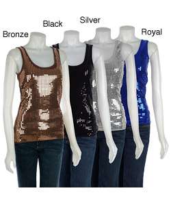 Ninety Sequined Tank Top  