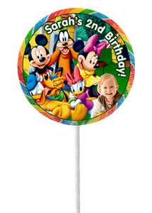 MICKEY MOUSE & MINNIE MOUSE LOLLIPOP PARTY FAVOR ~ BIRTHDAY 