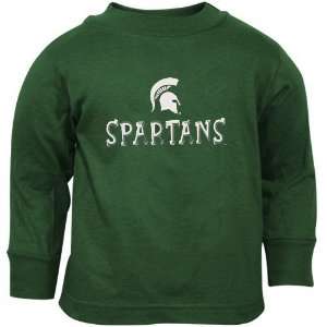  Michigan State Spartans Green Toddler Team Logo Long 