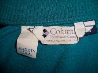 Columbia Ladies Jacket Coat Womans Medium Aqua Blue  