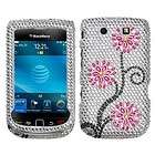 Moon Flowers Bling Case Phone Protector Cover RIM Blackberry Torch 