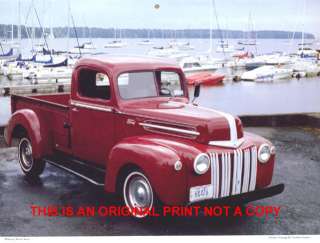 1947 Ford Half Ton hard to find classic truck print  