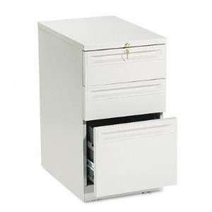  Box/box/File Pedestal w/K Pull Drwrs, 22 7/8d, Lt GY Electronics