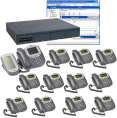 Avaya IP500 V2 VoIP System Package w/ Voicemail & 12 Phones (11 5410 