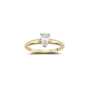  0.55 Cts Diamond Ring in 14K Yellow Gold 6.0 Jewelry