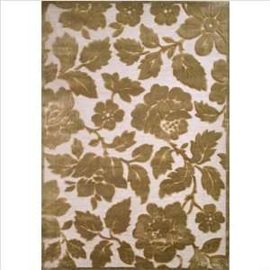 Karma Roses Gold Contemporary Rug Size 64 x 93