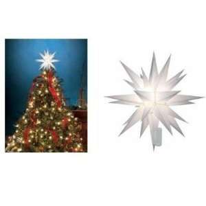  12 Lighted Moravian Star Tree Topper 