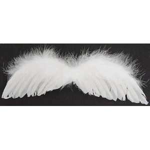  10 Real White Feather Angel Wings Pkg of 4 Arts, Crafts 