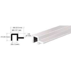  CRL Brite Anodized Aluminum Front Top Rail Extrusion by CR 